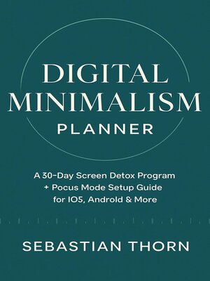 cover image of Digital Minimalism Planner